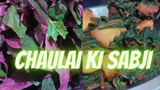 चौलाई की स्वादिष्ट और पौष्टिक सब्ज़ी | Chaulai ki Sabji| Amaranth ki sabji Recipe| Cholai Sabji |