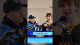 Pre game interview with Shaenan Long of the Coquitlam Express