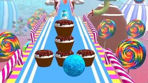Candy Land Ball Run New Update - All Levels Gamelay Android, ios Game