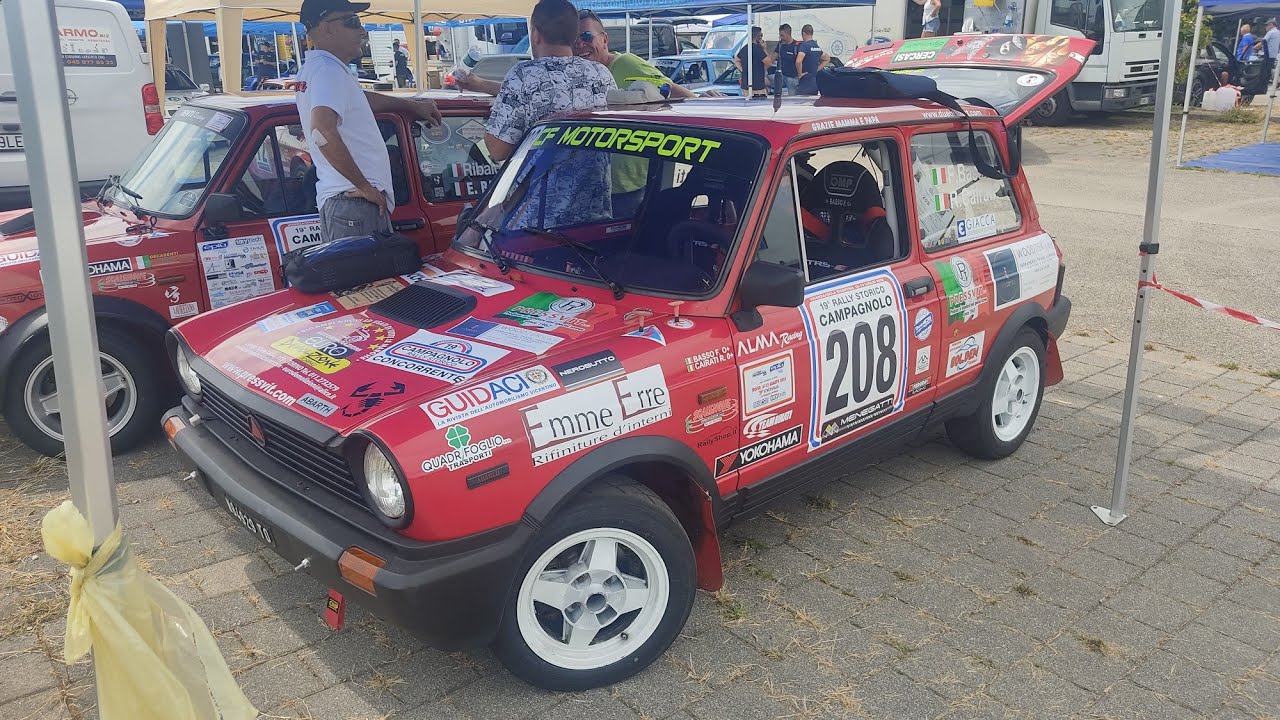 Cameracar 19 Rally Storico Campagnolo BASSO-CAIRATI Trofeo A112 Abarth 2025 PS.2 Valle