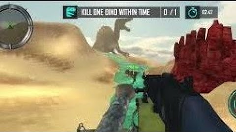 Real Dinosaur Hunting Gun Game ! killing wild T-Rex Dinosaur in jungle ! dinosaur wala game #dino