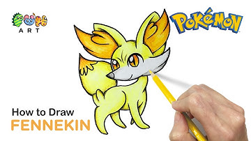 How To Draw FENNEKIN | POKEMON | VERY EASY~!