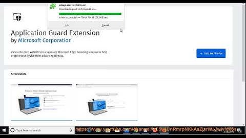 [FYI] Download New Windows Defender Application Guard for Chrome & Firefox.