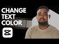 How to Change Font Color in CapCut on Phone (Step-by-Step)
