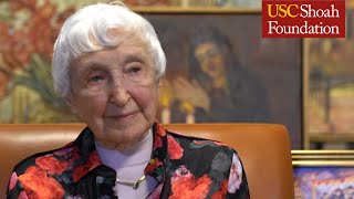 Jewish Survivor Hanna Pankowsky Testimony Usc Shoah Foundation