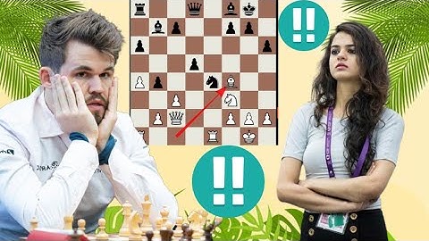 True chess game 206 Tania Sachdev vs Magnus Carlsen