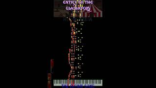 Entry Of The Gladiators 2 piano classical trending gladiator piano pianolove