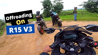 EXTREAM TOUGH Off-roading on R15 v3 | GOT STUCK FOR THE FIRST TIME
