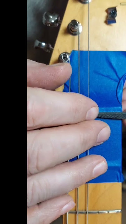 62 Fender Stratocaster RI with Clapton Neck, Emergency Nut Repair