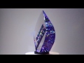 Purple Phoenix - Glass Sculpture by Jack Storms