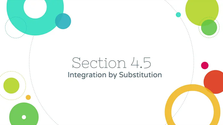 Calculus 1 Section 4.5 Integration by Substitution Part 1