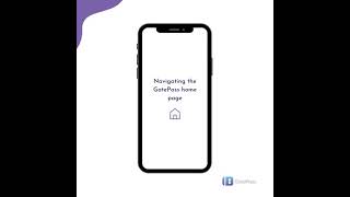 How to navigate the home page for the GatePass resident mobile app