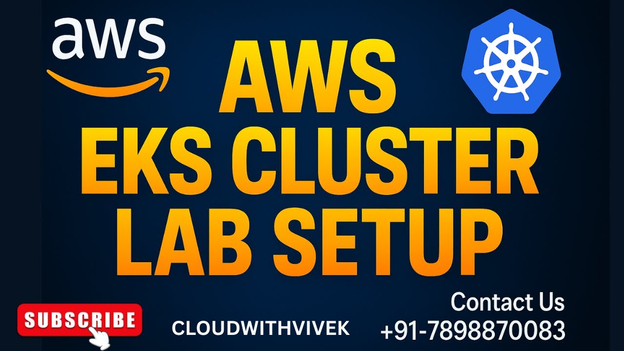 How to setup aws eks cluster lab || how to create eks cluster using ...