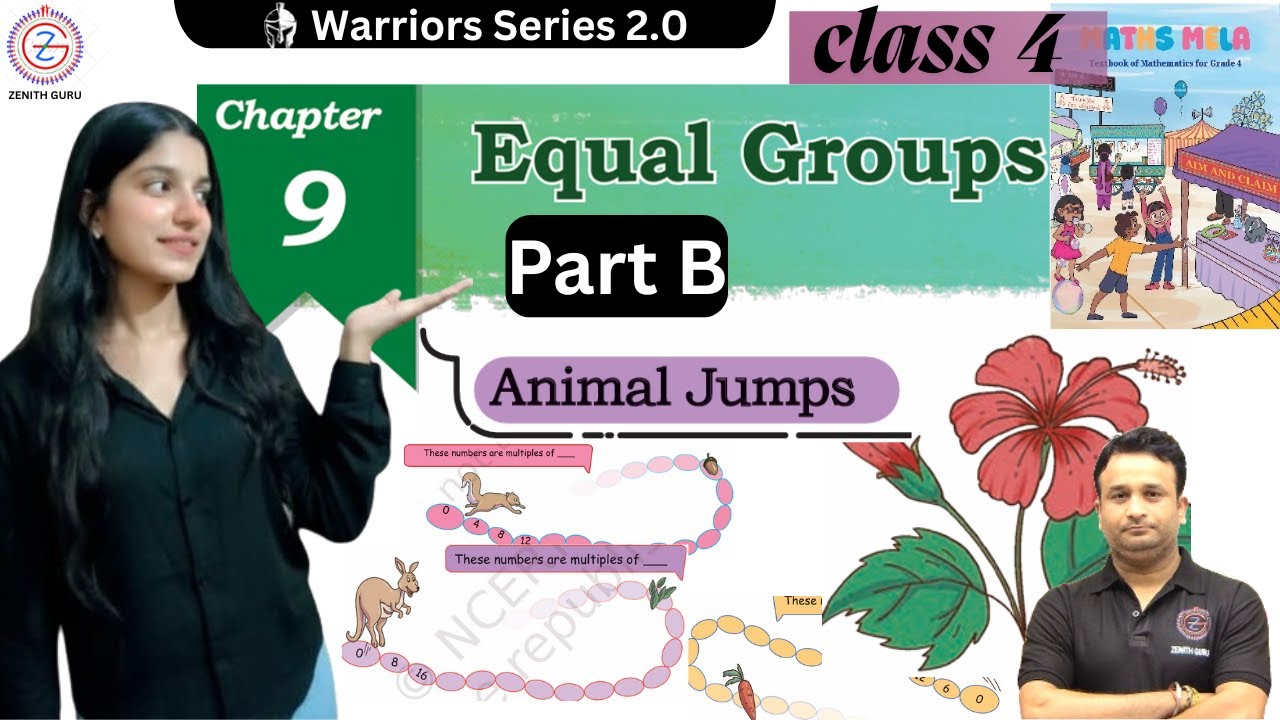 Page (131-133) Equal Groups | NCERT class 4 Maths Ch 9 | Part B | Maths ...