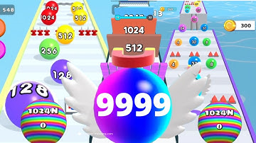 Epic Ball Run 3D | 2048 Balls vs [ Day 20 ] Blob Merge 3D [ 1024No ] Rolling Ball  #ballgamezone