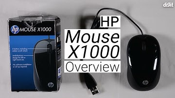 HP Mouse X1000 Overview