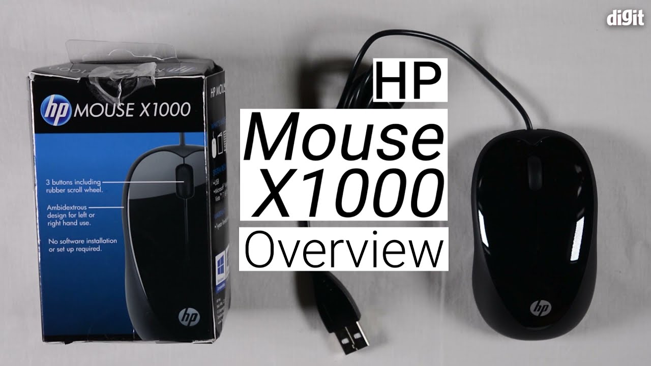 HP Mouse X1000 Overview