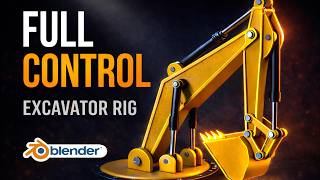Blender Excavator Rigging Tutorial | Build a Fully Working Mechanical Rig Blender Excavator Rigging Tutorial | Build a Fully Working Mechanical Rig