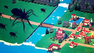 GIANT SPIDER MONSTERS Attack Our Base At Night!  Bonfire 2: Uncharted Shores
