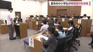 Elementary Students Try Their Hand at a Mock Trial During Summer