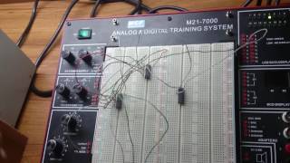 Digital Electronic Lab (half adder)