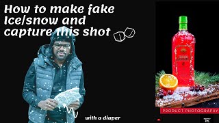How To Make Fake Icesnow Using A Diaper Tutorials Product Photography How-Tos 2021 Bts