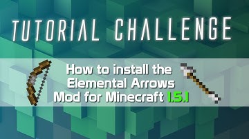 Minecraft: How to Install the Elemental Arrows Mod! | 1.5.1