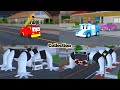 Collection Truck Bus Builder Robocar Roy Poli In Front Of Yuta Mio 😱 Sakura School Simulator 