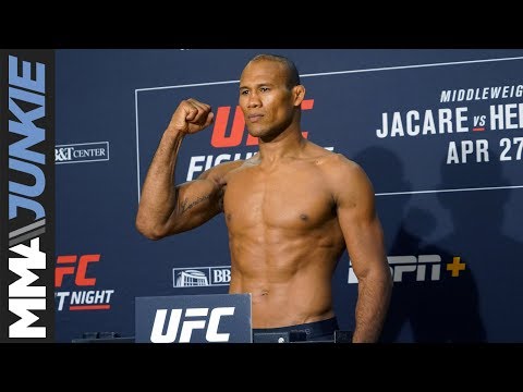 UFC on ESPN+ 8 official weigh-ins in Fort Lauderdale