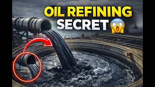 Inside Oil Refinery   How Crude Oil Turns Into Fuel Full Process