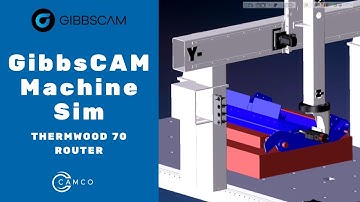 GibbsCAM Machine Simulation: Thermwood 70 Router