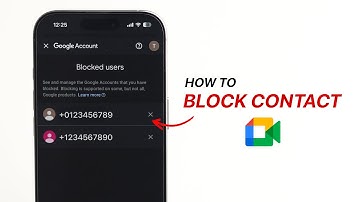 DE BESTE manier om een ​​contactpersoon op Google Meet te blokkeren