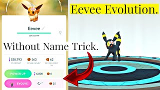 How to get Eeveelutions Without Name Trick: @bunzinga_gaming Want to , eevee name trick