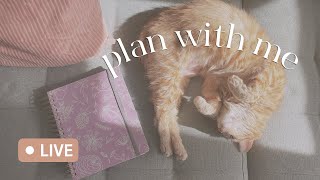 🔴  LIVE PLAN WITH ME | ROASTING TRENDS AND PLANNER INFLUENCER CULTURE