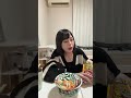 カップ麺待ち3分間の有効活用 #大食い #爆食 #モッパン #飯テロ #晩酌