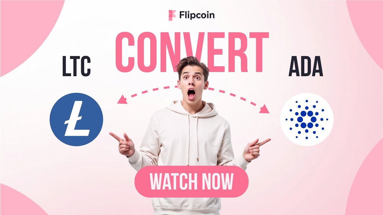 Convert LTC to ADA Instantly | Litecoin to Cardano Swap on Flipcoin