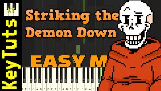 Striking the Demon Down [Underswap] - Easy Mode [Piano Tutorial] (Synthesia)