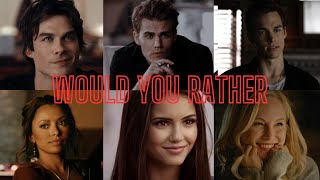 The Vampire Diaries Would You Rather