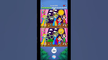 Level 215 Differences - Find & Spot It (Guru Game) #differencesfindspotit