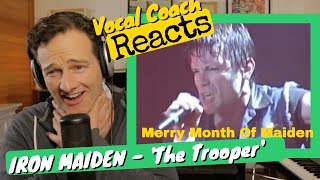 Vocal Coach REACTS - IRON MAIDEN 'The Trooper'