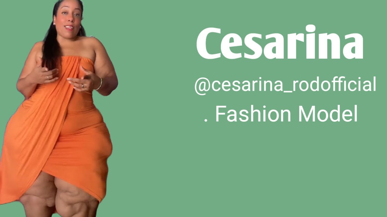 Cesarina Biography, Wiki, Plussize Curvy Model, Fashion Model, Lifestyle, Facts