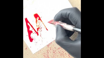 Splatter Calligraphy Request No.812