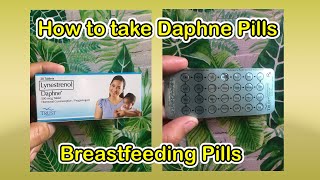 How to take Daphne pills (Tagalog Explanation)