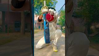 Jaspo Plastic Cricket Bat Performance Test | Best Hitting Bat #cricket #test #shorts screenshot 5