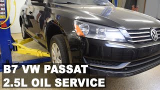 Volkswagen 2.5L Oil Change - B7 Passat Flip Car