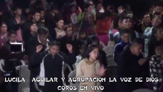 Video thumbnail of "Lucila aguilar  coros de avivamiento  en vivo 2,016"