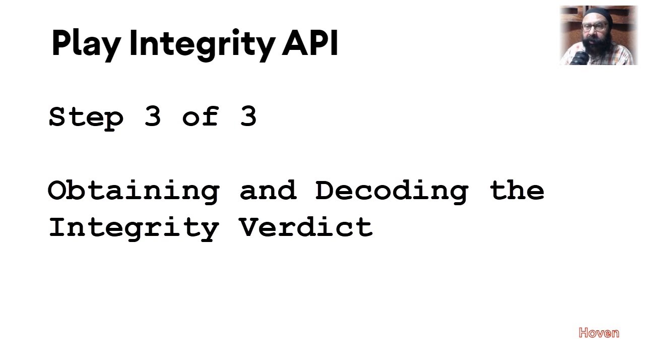 Obtaining And Decoding The Integrity Verdict Step 3 Of Migrating To Obtaining And Decoding The Integrity Verdict Step 3 Of Migrating To