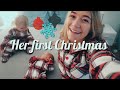 Our first family Christmas // teen mom vlogs