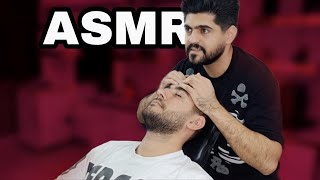 ASMR Head Massage Shampoo , Relaxing Barber Massage