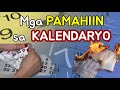 MGA PAMAHIIN SA KALENDARYO: SAAN AT KAILAN DAPAT ISABIT ANG KALENDARYO?